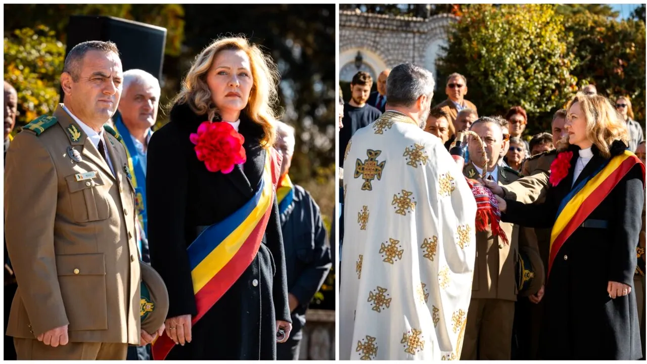 Cum a sărbătorit Elena Lasconi Ziua Armatei Române la Câmpulung