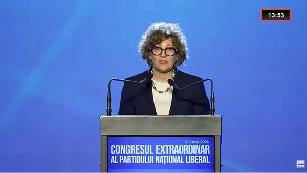 Oana Gheorghiu, ironii la Congresul PNL: „Sunt parte din sistemul ONG-ist, soroșist și neomarxist care, după cum spun unii, a venit să pună stăpânire pe PNL”