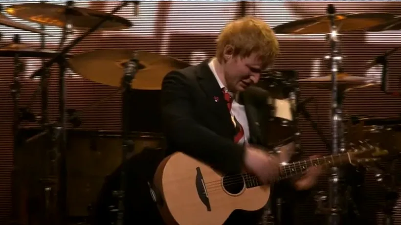 Moment dificil pentru Ed Sheeran. Artistul a plâns pe scenă, în timp ce interpreta o melodie despre fiica sa