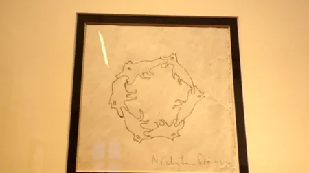 Un desen al lui Nichita Stănescu, vândut la licitație online