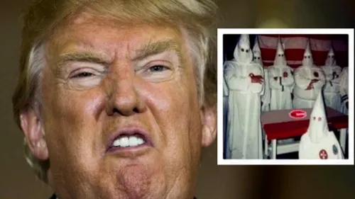 Explicație uluitoare a lui Donald Trump pentru refuzul de a se delimita de Ku Klux Klan care îl susține în alegeri