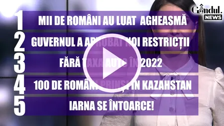 GÂNDUL NEWS. Mii de români, la slujbele de Bobotează din țară | VIDEO
