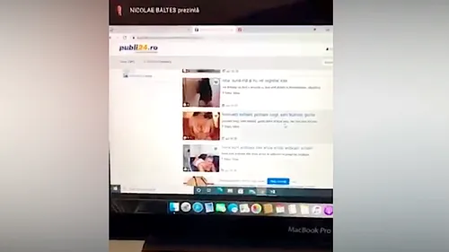 Profesor universitar din Sibiu, filmat de studenți în timp ce naviga pe un site cu anunțuri ale unor prostituate: ”Voi contacta avocatul pentru a formula plângere penală”
