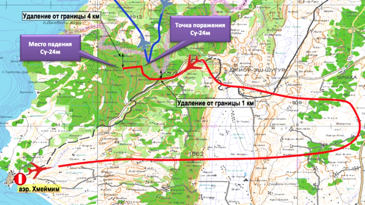Armata turcă dă asigurări că nu știa că avionul pe care l-a doborât era rusesc