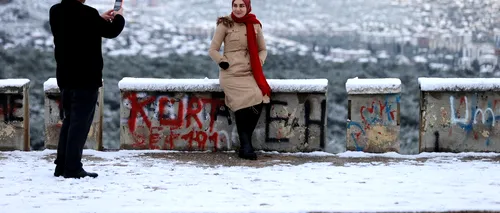 VIDEO | Peisaj de basm în Antalya. A nins pentru prima oară după 29 de ani. Imaginile fac înconjurul planetei