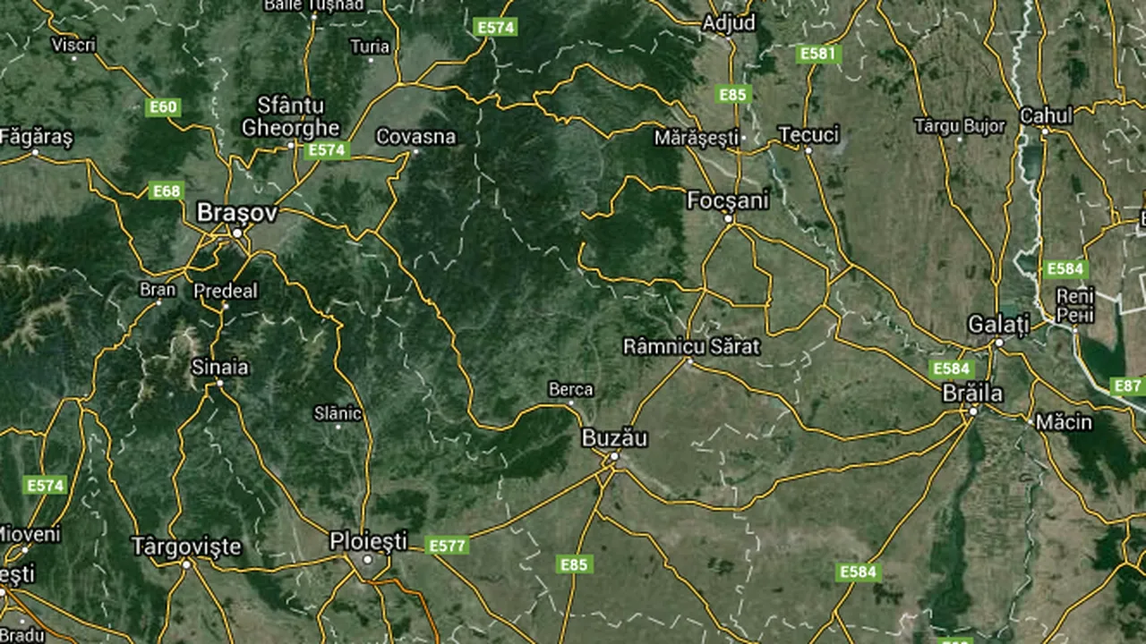 Cutremur de 3,4 grade în zona Vrancea, cu epicentrul în județul Buzău