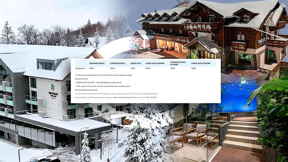 Dacă vreți să petreceți Revelionul în Poiana Brașov, ați face bine să vă grăbiți să prindeți „oferta” de 5.000 de euro pentru 4 nopți. Stațiunea este aproape sold-out