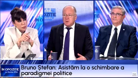 Bruno Ștefan: „Este o schimbare a paradigmei politice pe care am avut-o până acum” + „Oamenii se simt amenințați”
