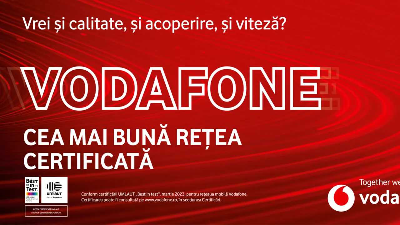 În caz că aveai dileme care este cea mai bună rețea mobilă din România: VODAFONE are cele mai bune servicii, spun experții umlaut