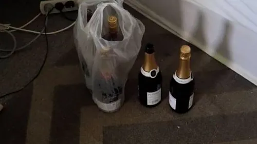 Un hoț a crezut că a dat lovitura vieții și s-a apucat să sărbătorească cu șampanie. Ce șoc au avut polițiștii