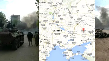 BLINDATELE UCRAINENE au intrat în Slaviansk, fieful prorușilor. UPDATE: Armata rusă RĂSPUNDE 