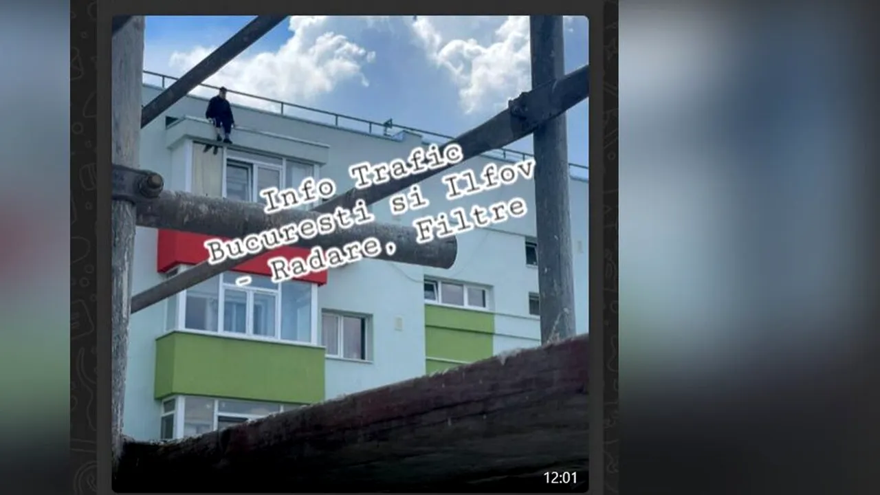București. Un bărbat s-a aruncat de pe bloc sub ochii îngroziți ai vecinilor. A murit pe loc