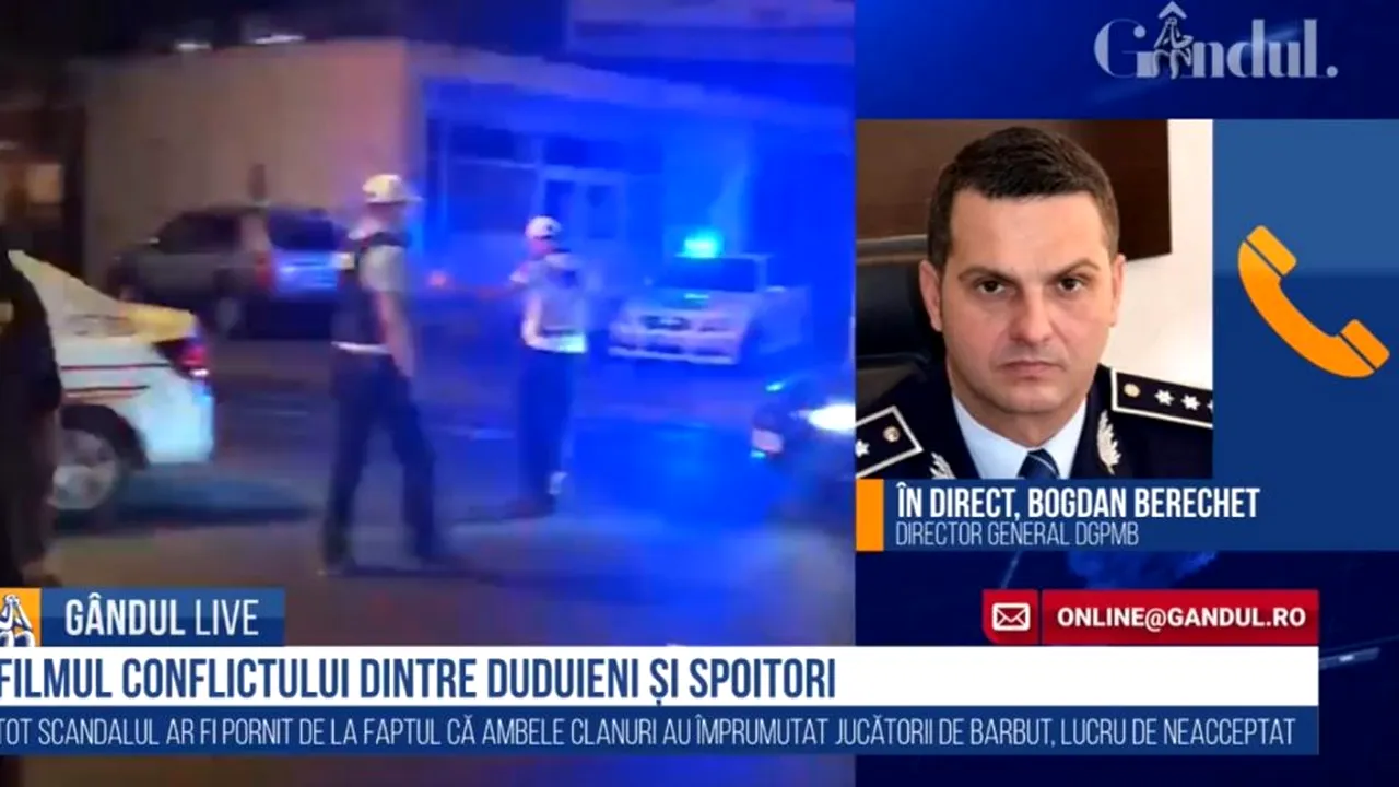 GÂNDUL LIVE. Cazul Emi Pian | Bogdan Berechet, șeful Poliției Capitalei: „Vă asigur că ținem lucrurile sub control” / Andrei Dumitrescu, jurnalist Gândul.ro: „Polițiștii se confruntă cu o situație foarte complexă. A fost o lovitură de PR”