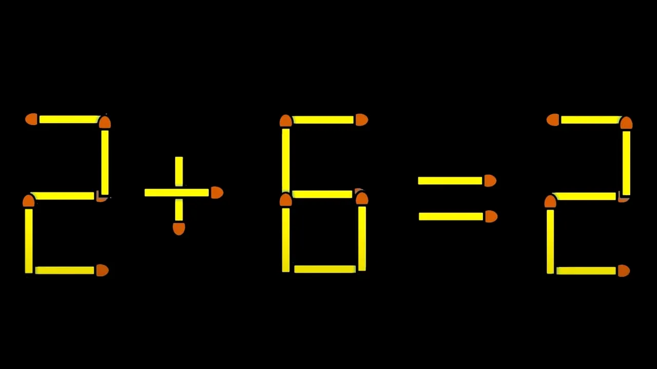 TEST IQ | Ești un geniu dacă poți corecta egalitatea din imagine, mutând un singur chibrit