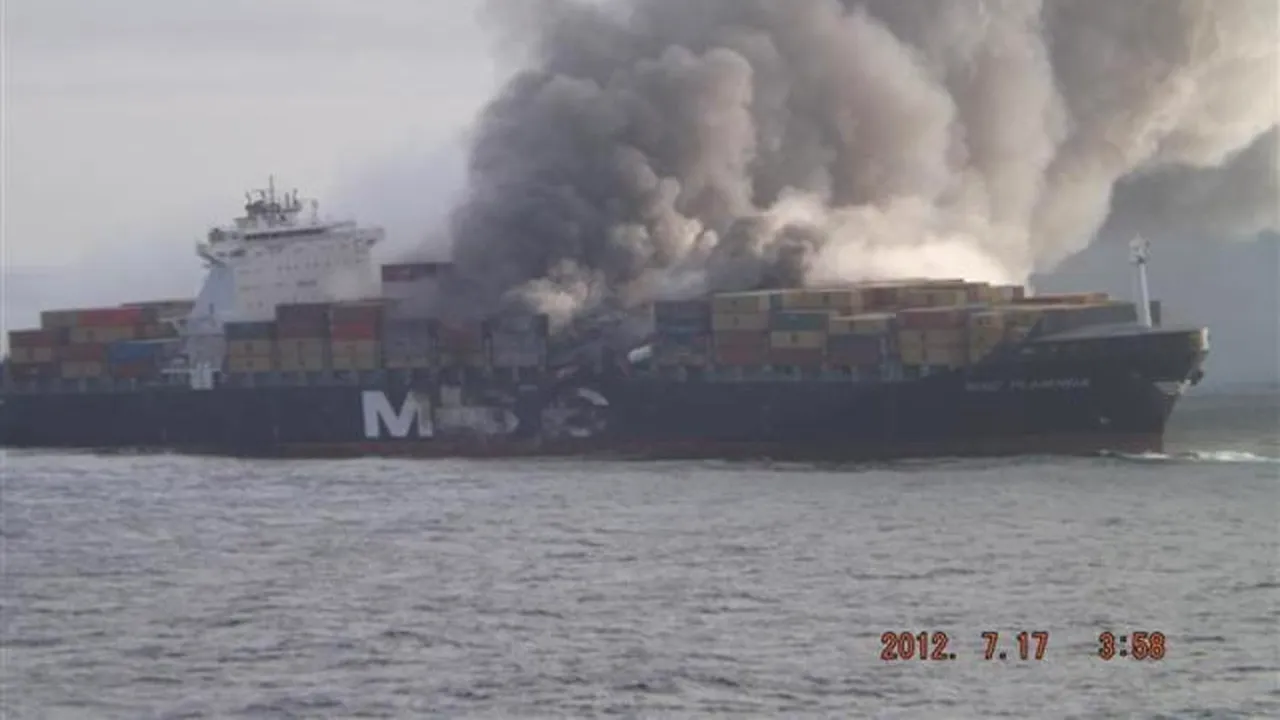 Marinari de pe Flaminia refuză să plece din Portul Constanța din cauza stării precare a navei