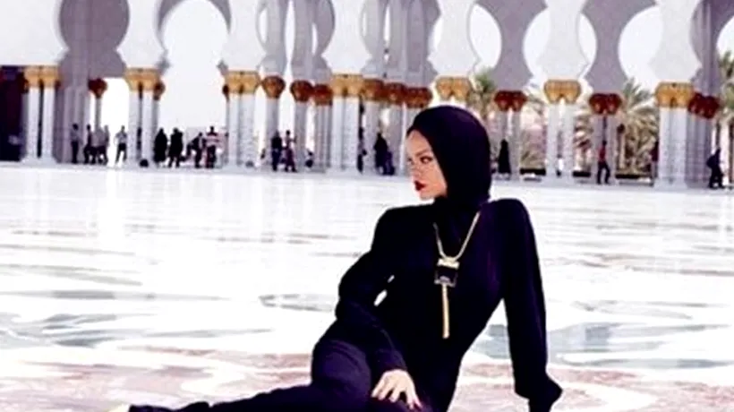 Rihanna, dată afară dintr-o moschee din Abu Dhabi după o ședință foto 