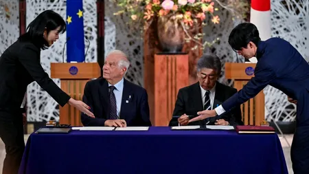 UE a semnat acord de parteneriat STRATEGIC cu Japonia, în contextul provocărilor Chinei și Rusiei /Borrell: „Trăim într-o lume foarte periculoasă”
