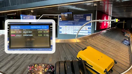 Premieră pe Aeroportul Otopeni: inteligența artificială va estima când ajung bagajele pasagerilor la bandă