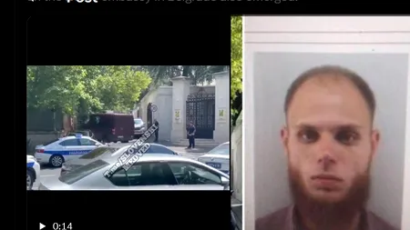 Un bărbat a atacat cu arbaleta un gardian de la Ambasada Israelului din Belgrad. Atacatorul, împușcat mortal