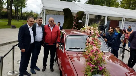 Marcel CIOLACU la Pitești a vizitat Simfonia LALELELOR/ A admirat-o pe Săgeata Vișinie și-a cumpărat flori