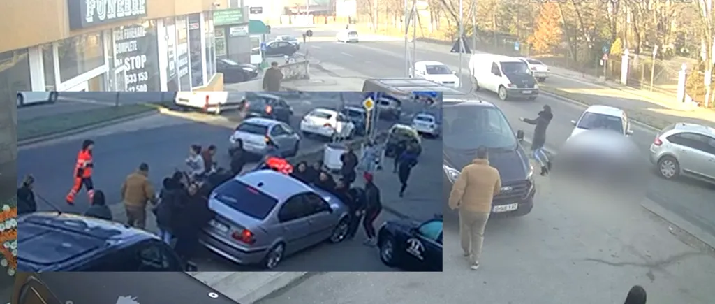 VIDEO ȘOCANT | Se întâmplă în România! Un bărbat a fost lovit intenționat cu mașina, după o șicanare în trafic