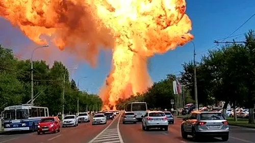O altă explozie uriașă a izbucnit în Rusia. Cel puțin 13 persoane au fost rănite