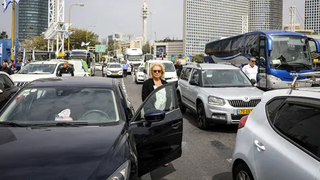 Imagini uluitoare. Momentul în care toți israelienii au stat nemișcați timp de două minute - VIDEO