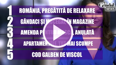 GÂNDUL NEWS. Prima amendă anulată pentru nepurtarea măștii în aer liber (VIDEO)