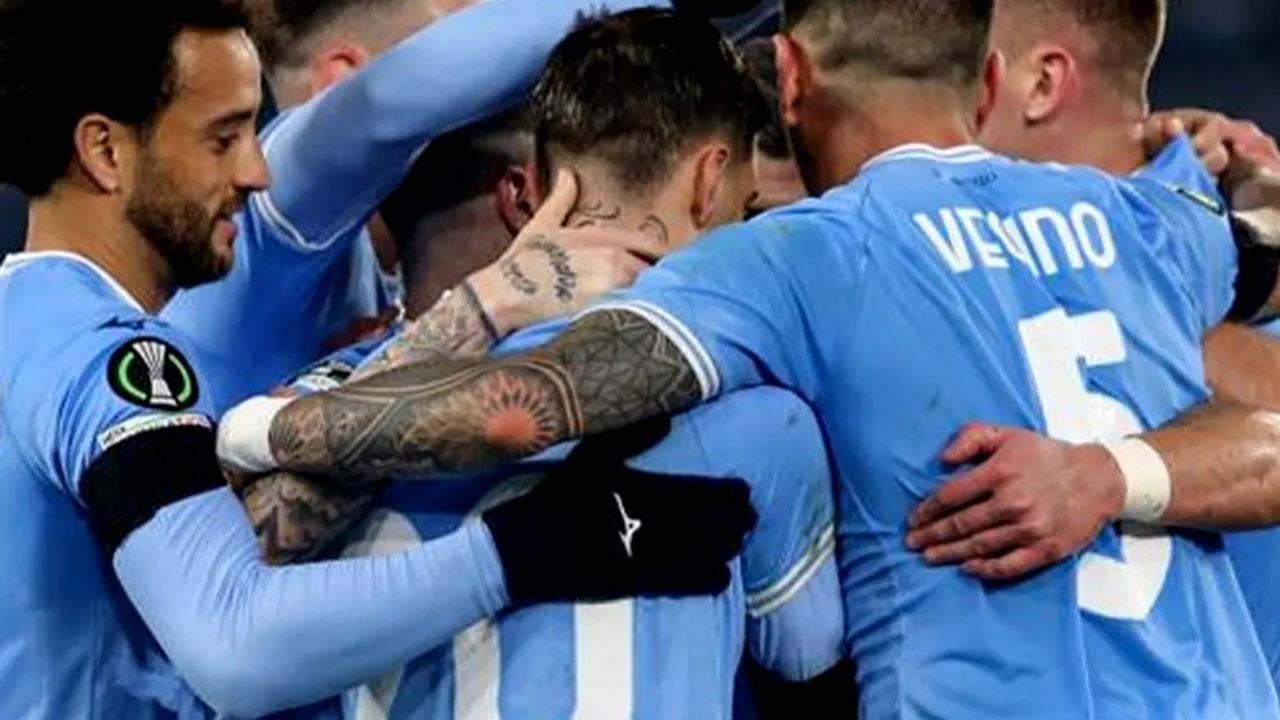 Lazio, victorie la limită cu CFR Cluj în optimile CONFERENCE LEAGUE! Italienii au jucat cu un om mai puțin pe teren din minutul 15