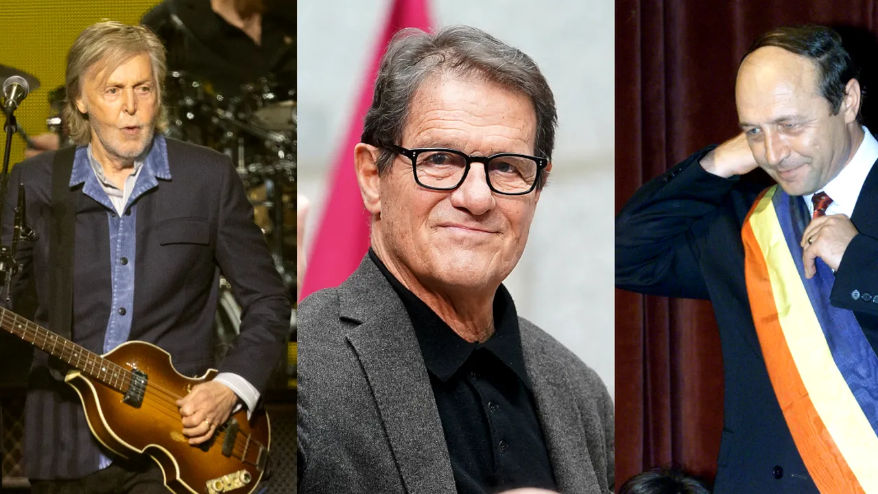 18 IUNIE, calendarul zilei: Paul McCartney împlinește 83 de ani, Fabio Capello 79/ Traian Băsescu devine primar al Bucureştiului