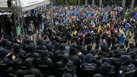 Proteste violente în GEORGIA, după ce Parlamentul a adoptat legea de contracarare a ingerințelor străine