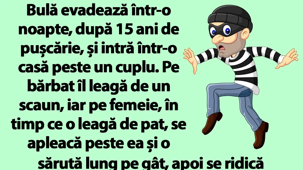 BANC | Bulă evadează într-o noapte, după 15 ani de pușcărie