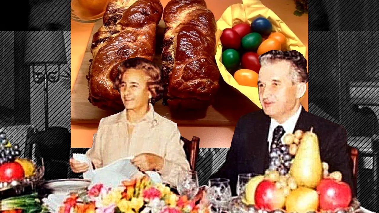 EXCLUSIV | Cum petreceau Paștele Nicolae și Elena Ceaușescu și ce bucate puneau pe masă. 