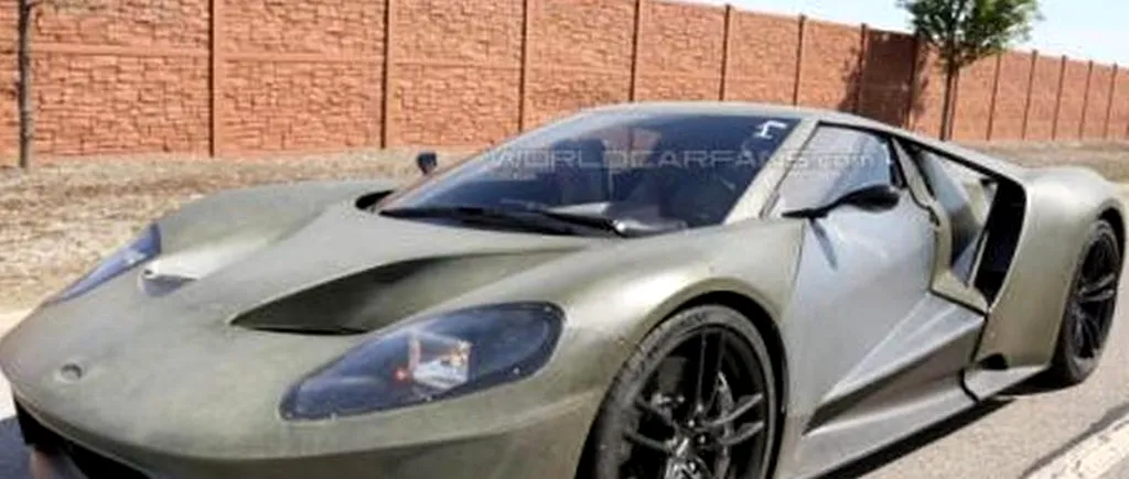 Noi imagini cu Ford GT 2017. Caroseria de carbon a atras atenția spionilor auto