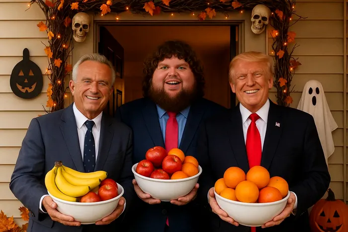 Imagine FAKE, creată cu AI, în care democrații îi ironizează pe Robert F. Kennedy Jr, J.D. Vance și Trump Foto: X