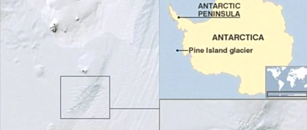 VIDEO: Un aisberg de mărimea New Yorkului stă să se desprindă în Antarctica