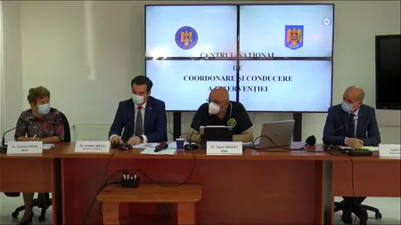 INSP: Dacă o ţinem tot aşa, la finalul lunii octombrie vom depăşi 15.000 de cazuri pe zi