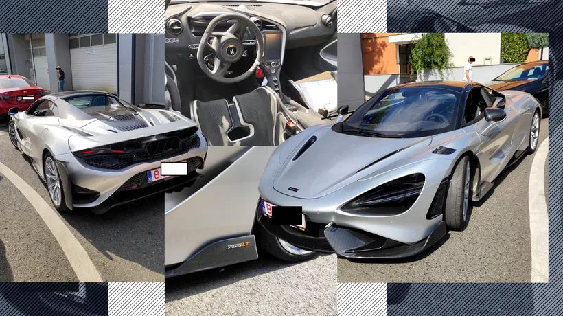 Cum arată cel mai PUTERNIC McLaren LT Spider, considerat un simbol al luxului. Celebrul autoturism a fost adus pentru inspecţie la RAR