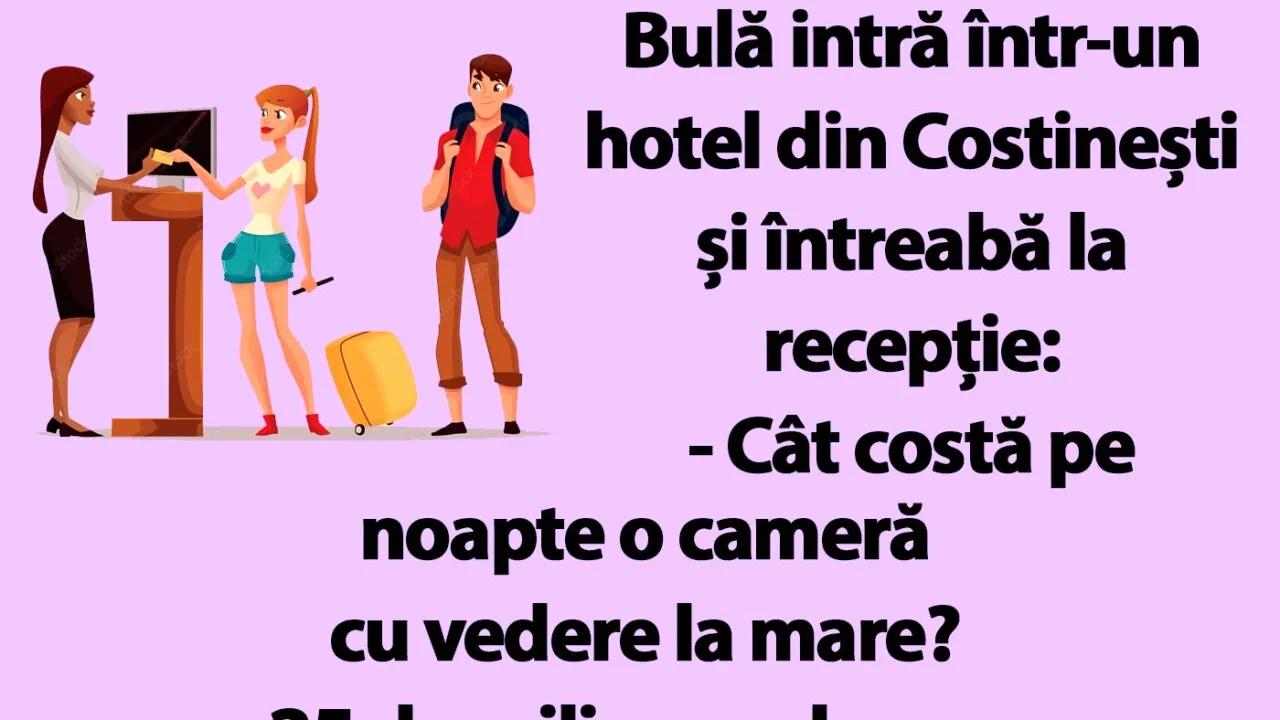 BANC | Bulă intră într-un hotel din Costinești
