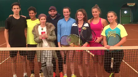 Florin Mergea s-a antrenat alături de juniorii români care vor face deplasarea la Orange Bowl