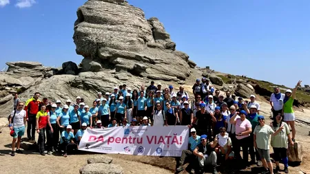 Ministrul Sănătății, gest simbolic de pe Vârful Omu. 