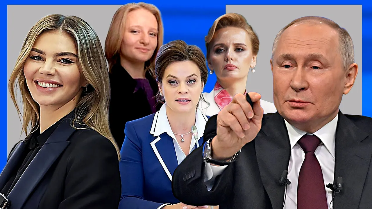 Rudele lui PUTIN au ieșit la rampă și profită de favorurile Kremlinului. Fiicele, „partenera” Kabaeva și verișoara primară, pe cai mari