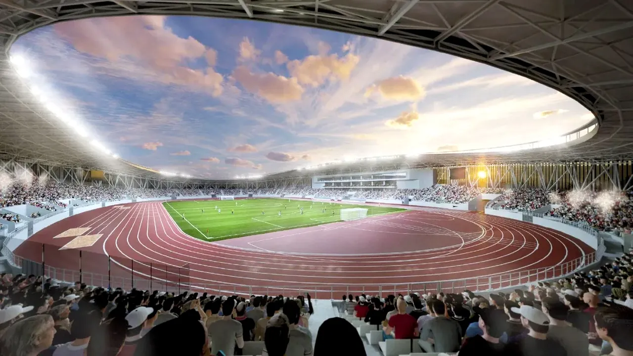 Stadionul de peste 83 de milioane de euro din România prinde contur. Inaugurarea, stabilită pentru 2026