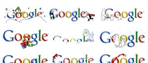 SĂRBĂTORI FERICITE, urarea cu care Google ne întâmpină astăzi. Istoria doodle-urilor de Crăciun