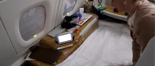VIDEO. Cum arată o călătorie de 21.000 de euro cu avionul. Imaginile care au făcut zeci de milioane de vizualizări