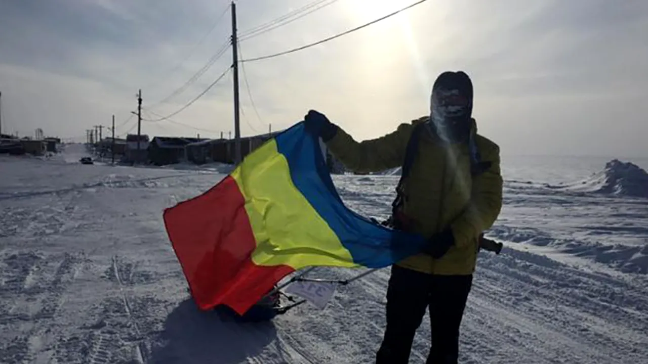 Un român a câștigat cel mai solicitant ultramaraton din lume desfășurat la Polul Nord