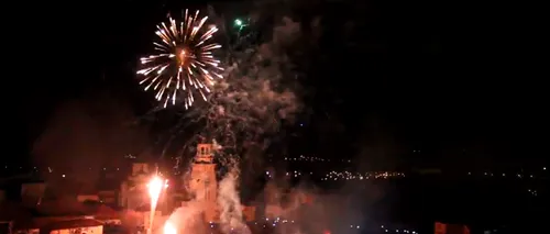 1 Decembrie la Alba Iulia: foc de artificii tricolore