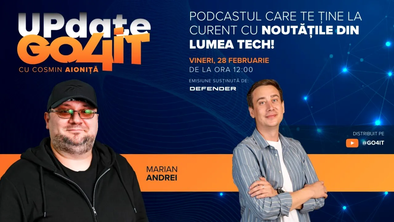 „Update Go4it” #14 îl are ca invitat pe Marian Andrei