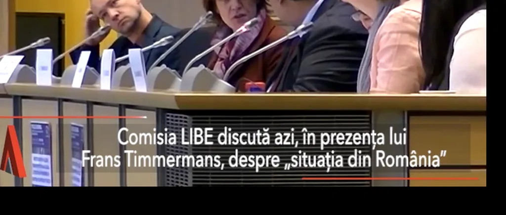SITUAȚIA din România și INDEPENDENȚA justiției - teme de dezbatere pentru COMISIA LIBE
