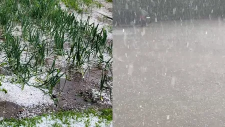Alertă de fenomene meteo extreme. Codul portocaliu face deja prăpăd în Moldova: ploi torențiale, viituri, grindină de mari dimensiuni